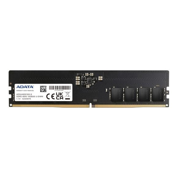 ADATA Premier DDR5 4800MHz 16GB UDIMM Memory RAM Module