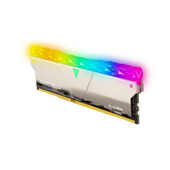 V-Color Prism Pro RGB 16GB DDR4 DRAM 3200MHz Single – Silver