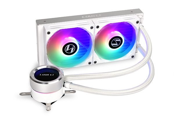 Lian Li GALAHAD 240 AIO CPU Cooler ARGB – White