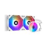 ID-COOLING ZOOMFLOW 240XT ARGB AIO LIQUID COOLER – WHITE