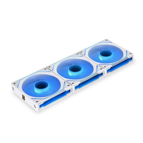 Lian Li Uni Fan SL-Infinity 120mm ARGB Pack of 3 With Controller and Hub – White