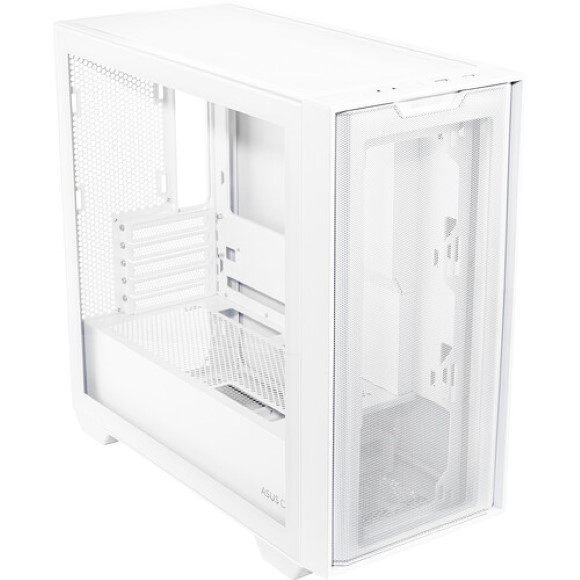 ASUS A21 White Mid-Tower Support for 360mm Radiators, and 380mm Graphics Card Clean Cable Management Case