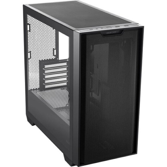 ASUS A21 Black Mid-Tower Support for 360mm Radiators, and 380mm Graphics Card Clean Cable Management Case