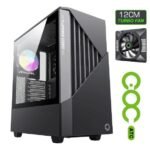 GameMax Conctac COC Mid Tower Gaming Case – Black