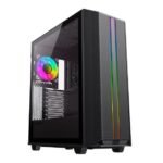 GameMax Precision Mid Tower Gaming Case – Black