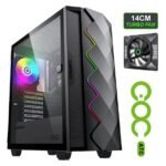 GameMax Diamond COC E-ATX Gaming Case – Black