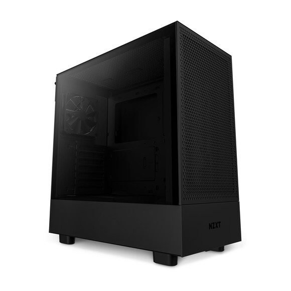 NZXT H5 Flow Compact Mid-Tower Airflow Case Black