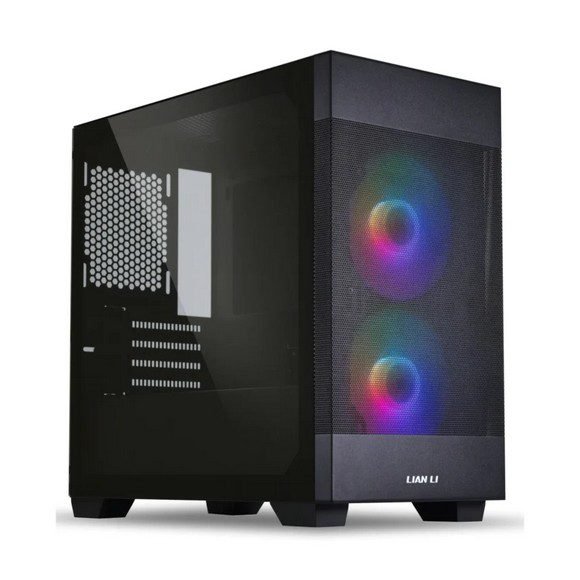 Lian-Li LANCOOL 205M Mesh Micro-ATX Tempered Glass Mid Tower Case – Black