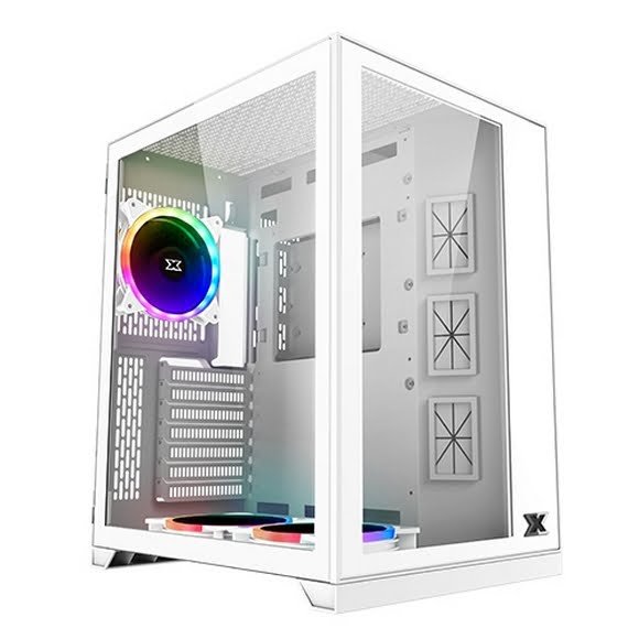 Xigmatek Aquarius S Arctic Mid Tower Gaming Case – White