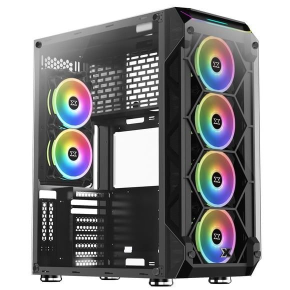 Xigmatek OVERTAKE 6X CY120 ARGB Fans Pre Installed Gaming Case