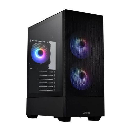 Lian Li LANCOOL 205 Mesh Tempered Glass Mid Tower Case – Black