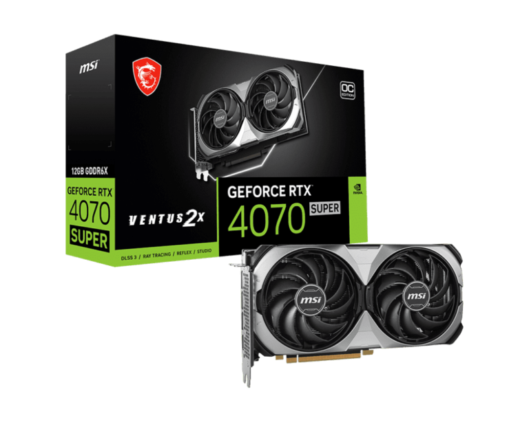 MSI VENTUS 2X GeForce RTX 4070 SUPER 12GB – NEW