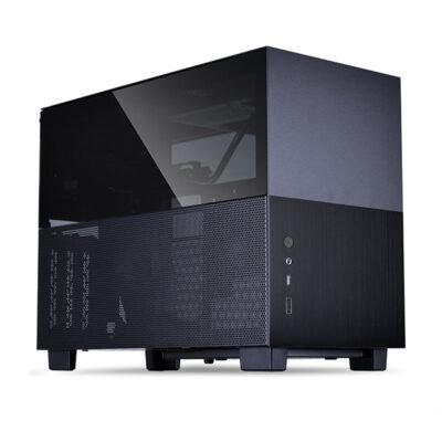 Lian Li Q58 Mini-ITX Case with PCIe 4.0 Riser Card – Black