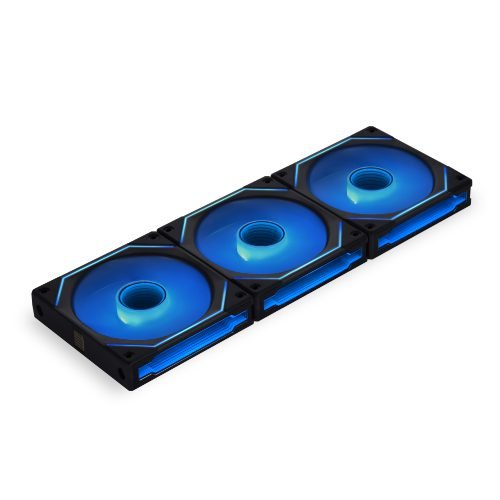 Lian Li Uni Fan SL-Infinity 120mm ARGB Pack of 3 With Controller and Hub – Black