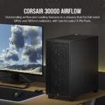 Corsair 3000D AIRFLOW Mid-Tower PC Case – Black