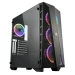 Xigmatek Cyclops Black 4X AY120 ARGB Fans Pre Installed Gaming Case