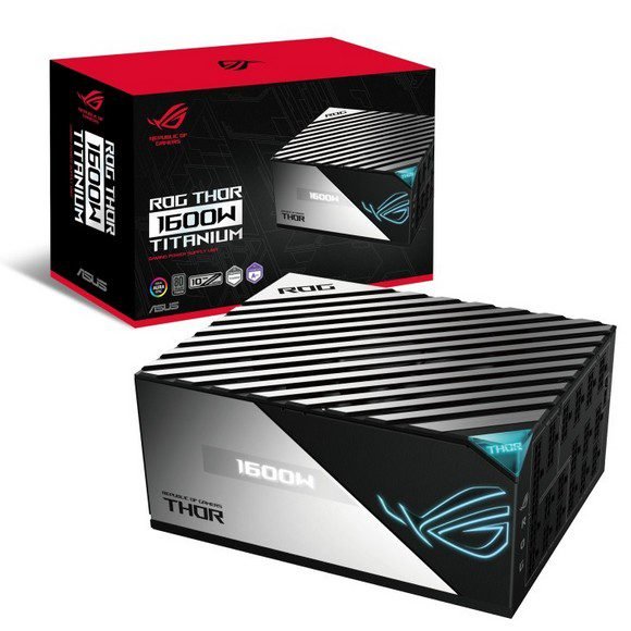 ASUS ROG Thor 1600W Titanium,1600W ATX 12V 80 PLUS Titanium Certified Full Modular Power Supply