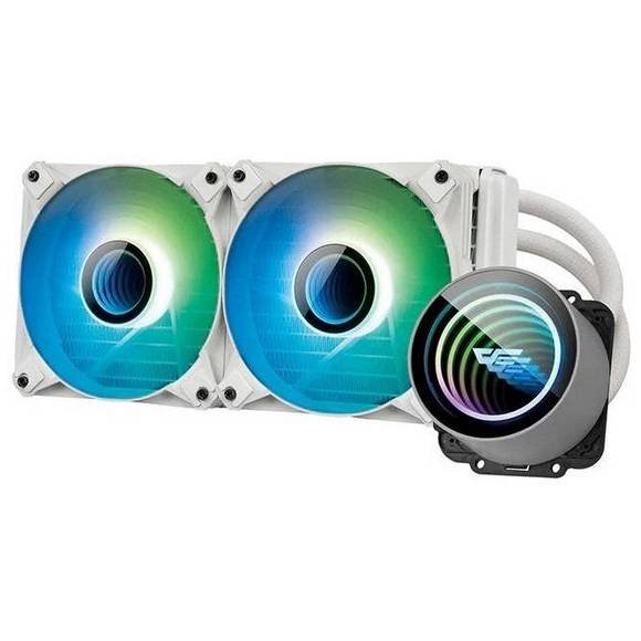 Darkflash DX240 V2 AIO Liquid Cooler -White