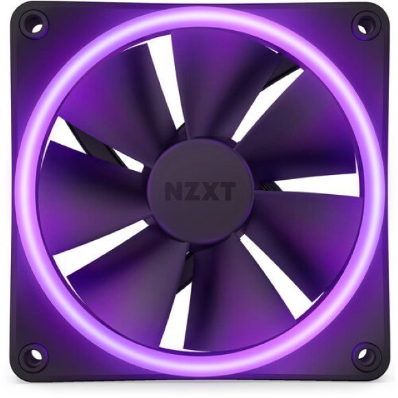 NZXT F120 RGB DUO 120mm Cooling Fan Black