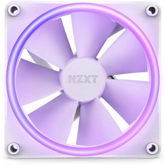 NZXT F120 RGB DUO 120mm Cooling Fan White