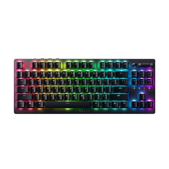 Razer DeathStalker V2 Pro Tenkeyless Linear Optical Red Switch Wireless Low-Profile RGB Optical Gaming Keyboard US Black