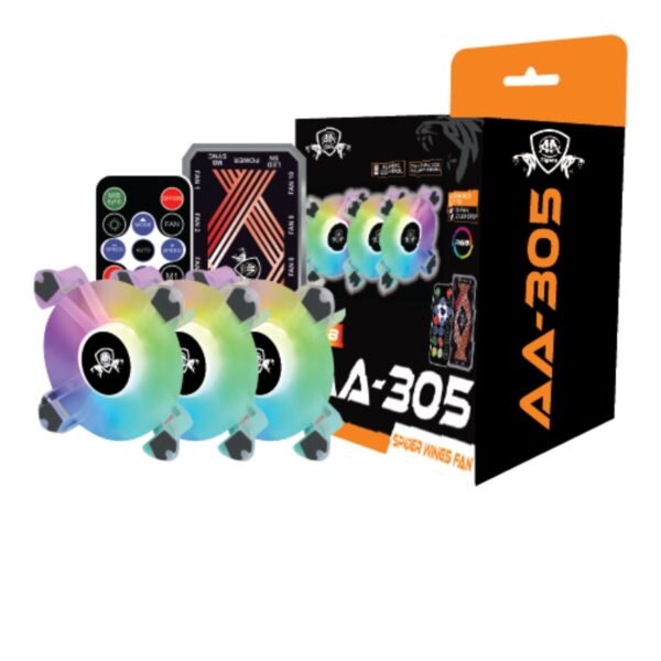 AA-Tigers AA-305 Spider Wings Fan + Remote