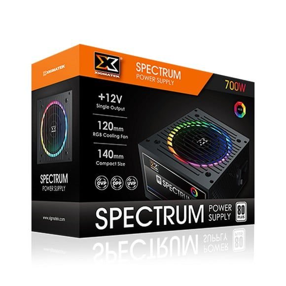 Xigmatek Spectrum 700W 80+ White RGB Power Supply Unit