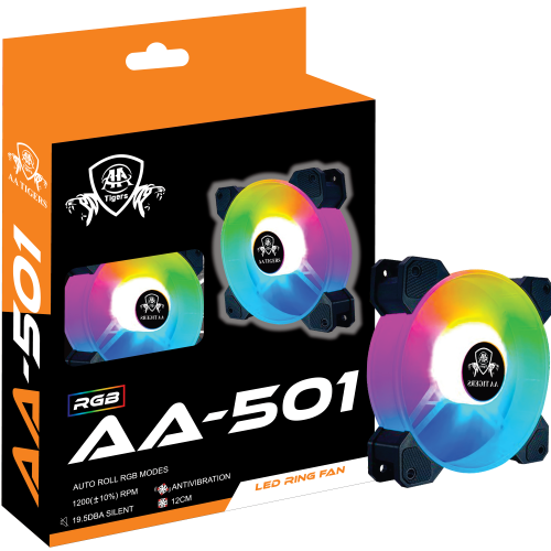 AA-Tigers AA-501 RGB LED Ring Fan