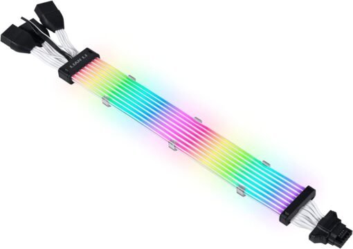 Lian Li Strimer V2 ARGB 3×8 to 12+4 Pin 12VHPWR Extension Cable
